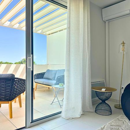Le Square D'Evan - Appartement De Standing - Grande Terrasse Exterieure - Climatisation Saint-Aunes Bagian luar foto